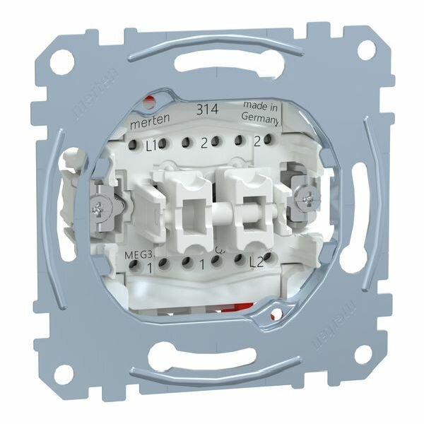 Merten Doppeltastereinsatz MEG3159-0000 2 Wechsel 1polig 10A AC250V